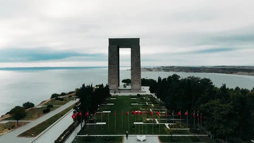 In memory of the Martyrs of Çanakkale
